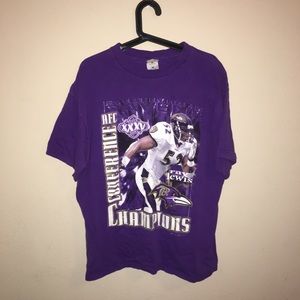 Vintage Ray Lewis Graphic Tee Shirt